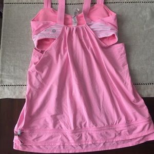 Lululemon pink tank top